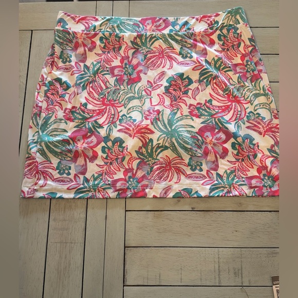 stella parker Dresses & Skirts - STELLA PARKER | Collection Athletic Skort Skirt Size XXL Pink Floral Stretch NEW